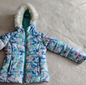 Very warm winter puffer coat girls sz 6/6X